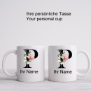 Letter P Monogram Mug